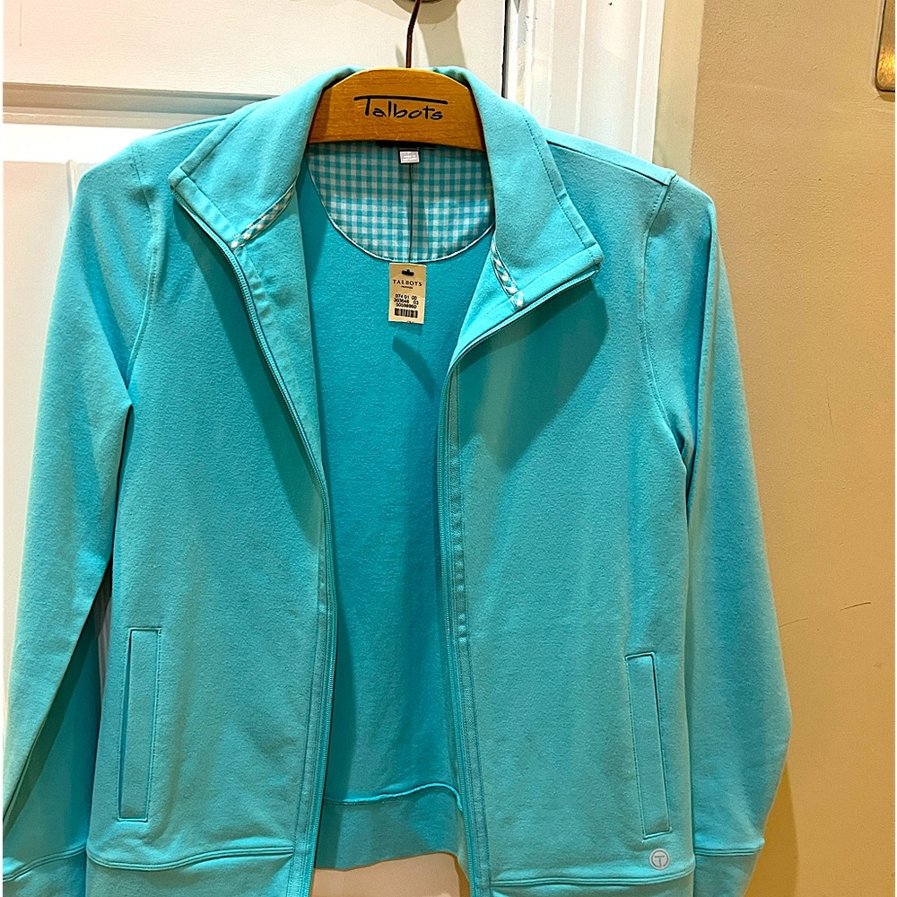 Talbots: petite, zipper, lightweight jacket